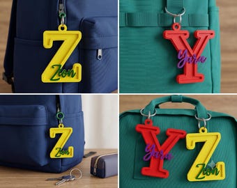 COMMERCIAL LICENSE | Personalized Name Tag | Keychain Bag Tag | STL File: 3D Printing Digital Download
