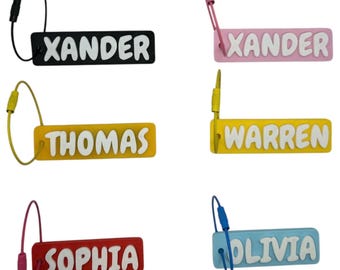 COMMERCIAL LICENSE | Digital STL File Download | Personalized 3D Print Keychain - Custom Backpack Name Tag- Couple Gifts - Kids, Family