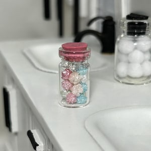 Miniature Dollhouse Bath Oil Beads, Scale 1:12