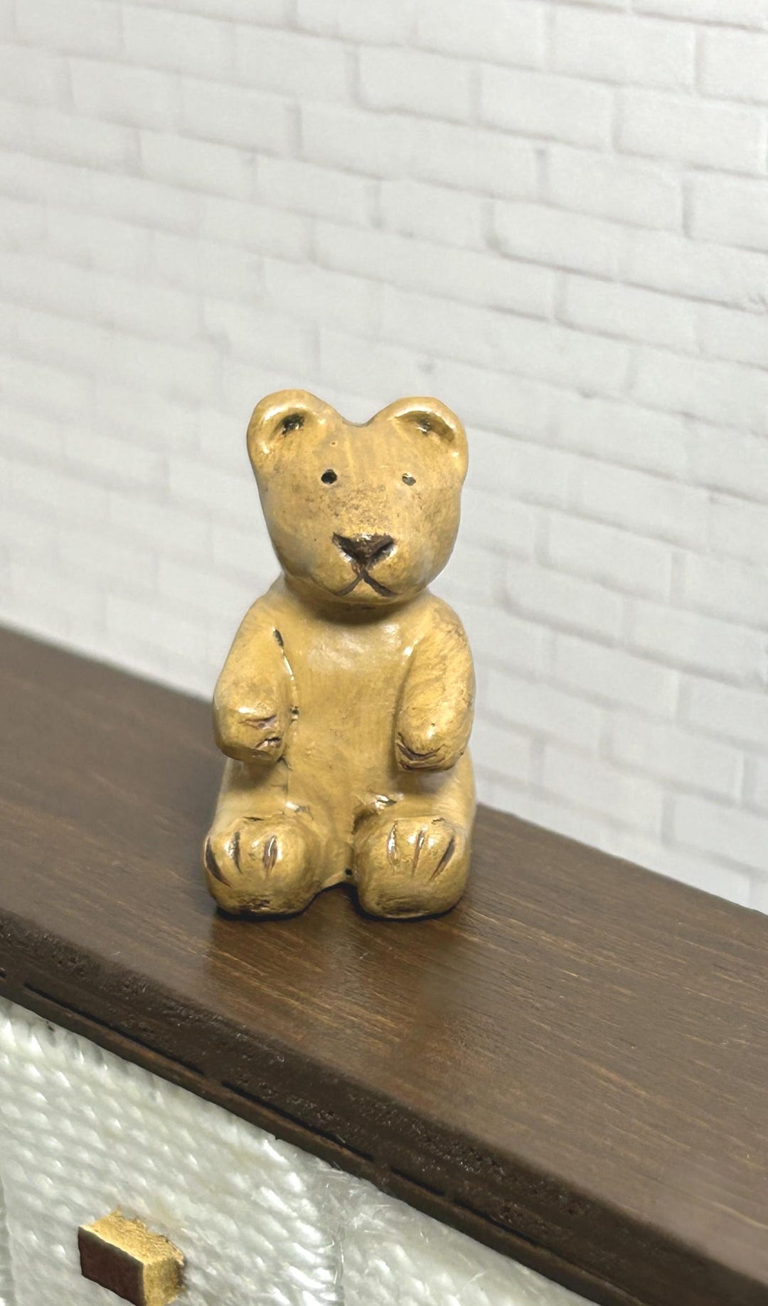 Miniature Dollhouse Teddy Bear, Scale 1:12 - Etsy