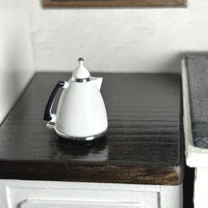 Miniature Dollhouse Kitchen Kettle, Scale 1:12, Kitchen Decor, Mini Kitchen, Modern, Kitchen Small Appliance