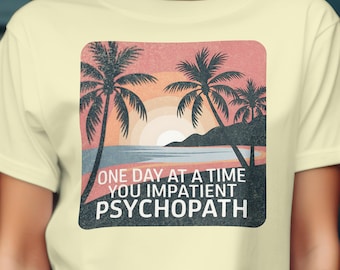 One Day At A Time PNG Beach Shirt, Summer Vibes Shirt PNG Design, Gift for Her/Him, Printable Shirt, Sublimation Design, Instant Download