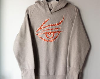 Handmade upcycled VFD sweatshirt! Three color options!