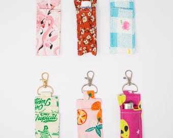 Chapstick lighter keychain!