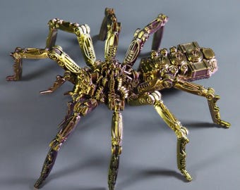 Steampunk Robot Spider Articulated