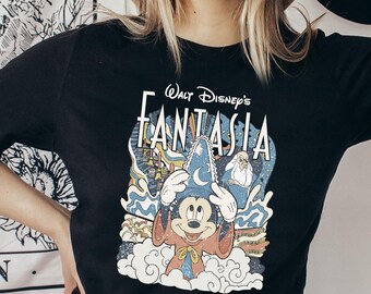 Fantasia Mickey Shirt, Sorcerer Mickey Tee, Walt Disney Fantasia Shirt, Sorcerer's Apprentice Shirt, Disney Trip Shirt