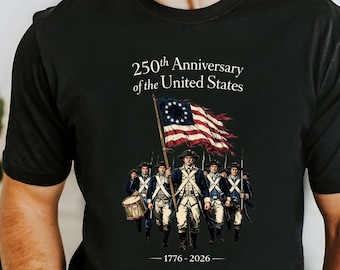 Comfort Colors® 250th Anniversary T-Shirt – American Revolution Graphic Tee