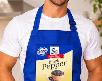 Spice Guy Halloween Apron, 253 Spice Designs, Halloween Group Costume, Condiment Halloween Outfit, Matching Group Costume, Men's Spice Apron