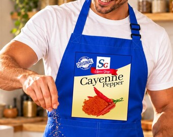 Spice Guy Halloween Apron, 253 Spice Designs, Halloween Group Costume, Condiment Halloween Outfit, Matching Group Costume, Men's Spice Apron
