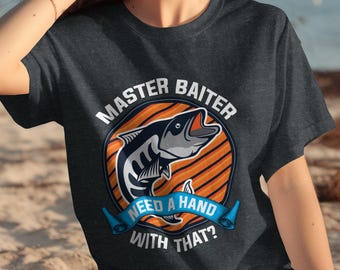 Master Baiter Bass Fishing Shirt: Funny Angler Gift