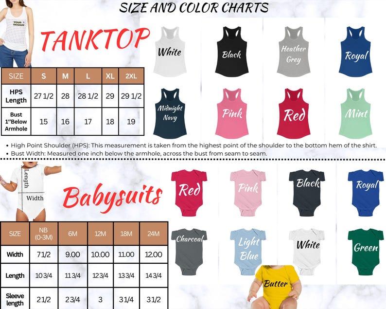 a women's tank top size guide