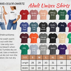 a women's t - shirt size guide with measurements