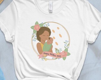 Happy Mother's Day Shirt: Mom & Baby Graphic Tee