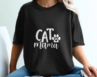 Cat Mama Shirt: Cat Lover Gift for Mom
