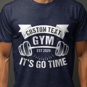 Custom Gym Name Shirt, Personal Trainer Shirt, Customized Workout Shirt, Personalized Gym Shirt, Gym Business Shirt, Custom Workout Shirt
