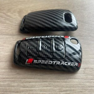 Audi Car Key Case Cover Carbon Design for Audi A1 A3 A4 8P 8L 8V A5 B6 B7 A6 A7 C5 C6 Q3 Q5 Q7 4F S3 S4 S6 RS3 RS TT Shell Fob