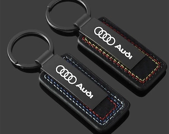 Audi Keychain – Metal Car Keyring for Audi A1, A3, A4, A5, A6, A7, A8, TT, Q3, Q5, Q7, S5, RS3, RS4, RS5 – Perfect Gift for Audi Owners