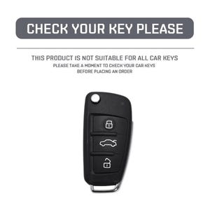 Audi Car Key Case Cover Carbon Design for Audi A1 A3 A4 8P 8L 8V A5 B6 B7 A6 A7 C5 C6 Q3 Q5 Q7 4F S3 S4 S6 RS3 RS TT Shell Fob