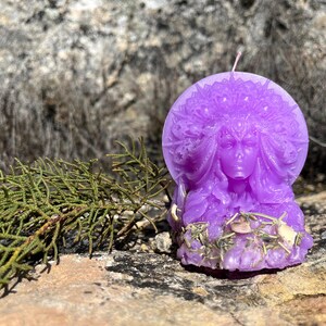 Hecate ritual candle