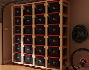 6x4 Storage Plan with Woodworking Plans and DIY Garage Shelving Ideas
