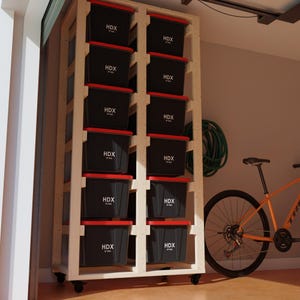6x2 Tote Organizer and DIY Wooden Storage Rack Solutions