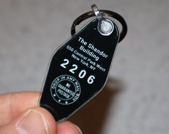 The Shandor Building New York Dana&#39;s Apartment Ghostbusters Inspired Keychain Tag