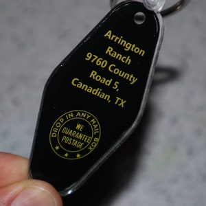 Custom Arrington Ranch Cast Away FedEx Package Movie Inspired Keychain Keytag