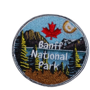 Banff National Park Banff, AB, Canada Iron On Travel Patch