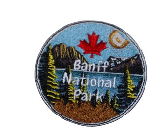 Banff National Park Banff, AB, Canada Iron On Travel Patch