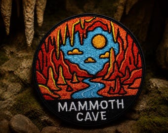 Mammoth Cave Kentucky Iron On Travel Patch