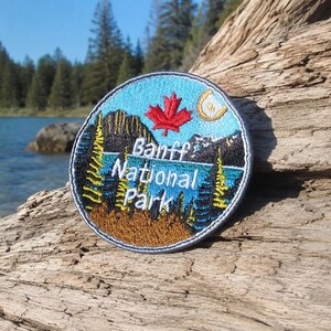 Banff National Park Banff, AB, Canada Iron On Travel Patch