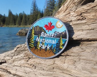 Banff National Park Banff, AB, Canada Iron On Travel Patch