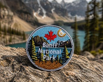 Banff National Park Banff, AB, Canada Iron On Travel Patch
