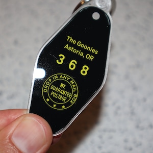 The Goonies Astoria Oregon Movie Inspired Keychain Key Tag