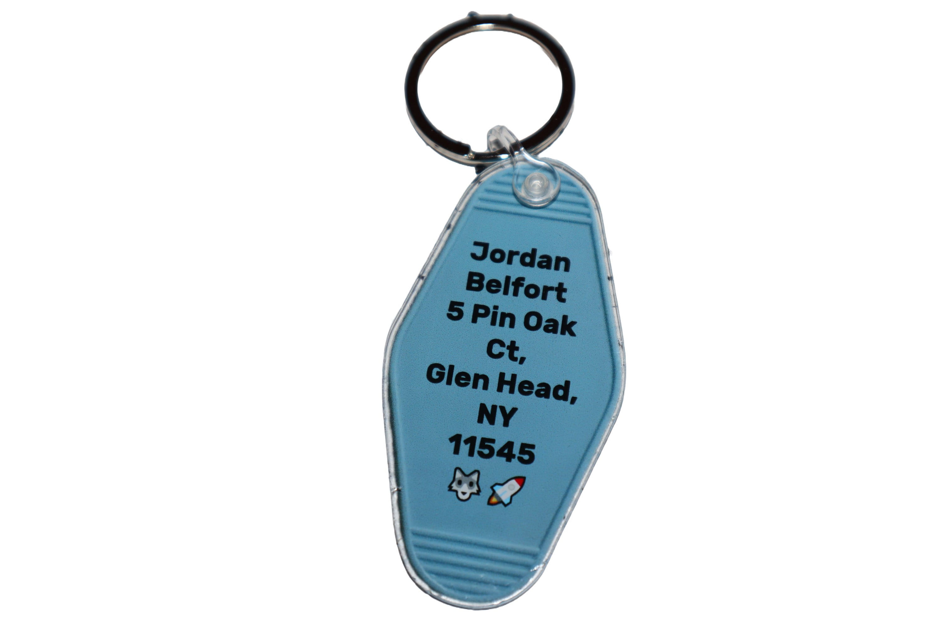 Jordan Belfort Wolf Of Wall Street Mansion Movie Inspired Keychain Tag