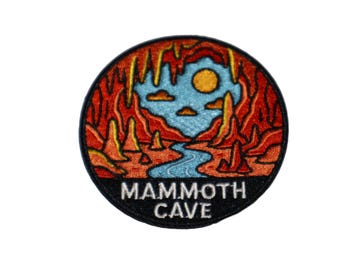 Mammoth Cave Kentucky Iron On Travel Patch