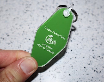 Interstellar Cooper Family Farm Movie Inspired Keychain