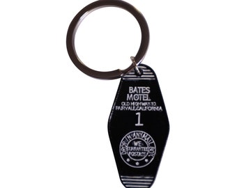 Metal Bates Motel Movie Psycho Inspired Key Tag Key Chain