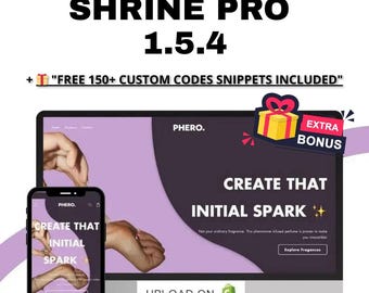 Shrine Pro 1.5.4 Latest version Nov 2025 + BONUS 150+ Custom Liquid Codes | Ultimate Premium Responsive Ecommerce Theme