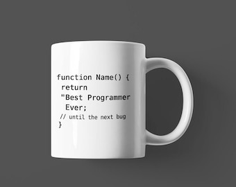 Tazza "Programmer Ever" - Divertente regalo di programmazione per sviluppatori di software