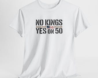 Yes on 50 Comfort Colors Tee | Garment-Dyed Political Shirt | Soft Cotton Unisex T-Shirt