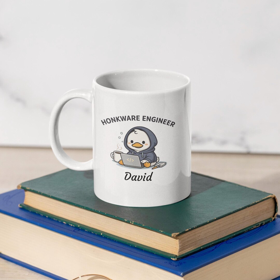 Personalized Programmer Mug, Honkware Engineer Duck, Funny Developer ...