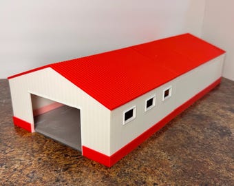 1/64 Scale Custom Farm Shop: Toy Diorama Building (20.6” x 9.4”)