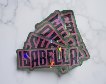 Custom Wicked Name Stickers for Party