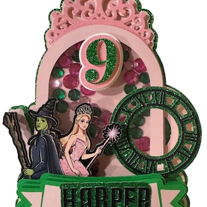 Wicked Cake Topper Witches Cake Topper Magic Cake Topper