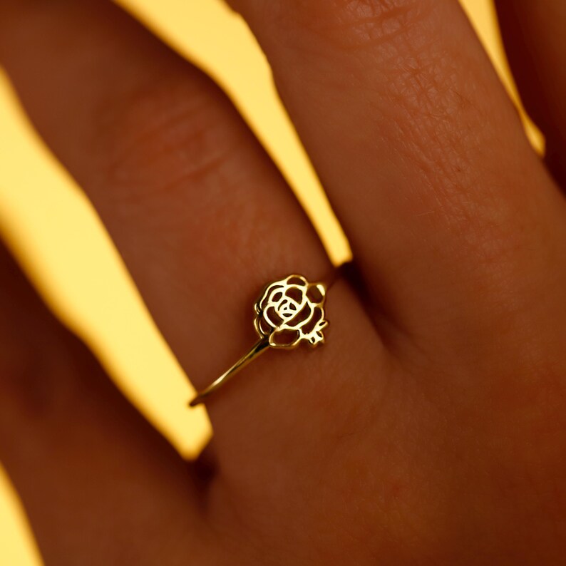 gold floral stamped ring, birth flower 14k gold ring, sweet pea flower gold ring, ring for pointer finger, sunflower stamped ring, floral stamp ring, thin floral gold ring, birth flower band 14k gold, gold band with flowers, solid gold birth flower ring, bithflower wedding band, simple gold ring flower, birth month flower band, gold fill stamped ring, pointer finger ring rose gold, thin flower stamped ring, birth flower 14k ring, dainty floral ring band