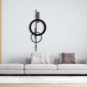 Modern Wall Art, SPHERIUM Metal Wall Art, Metal Wall Decor, Geometric Wall Art, Circular Abstract Wall Art, Modern Home Decor, Wall Hangings