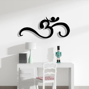 Om Symbol Metal Wall Art, Spiritual Metal Wall Decor, Yoga Studio Decor, Meditation Room Wall Decor, Boho Home Decor