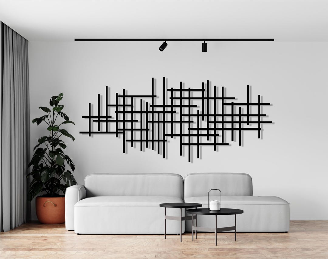 Curated visual reference: Curated Luxury Metal Wall Artwork Gallery View
