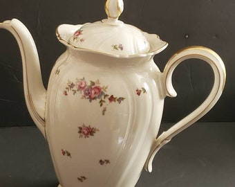 Vintage Rosenthal rose China dish Coffeepot made in Germany